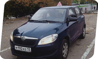 Уроки вождения на Skoda Fabia мкпп